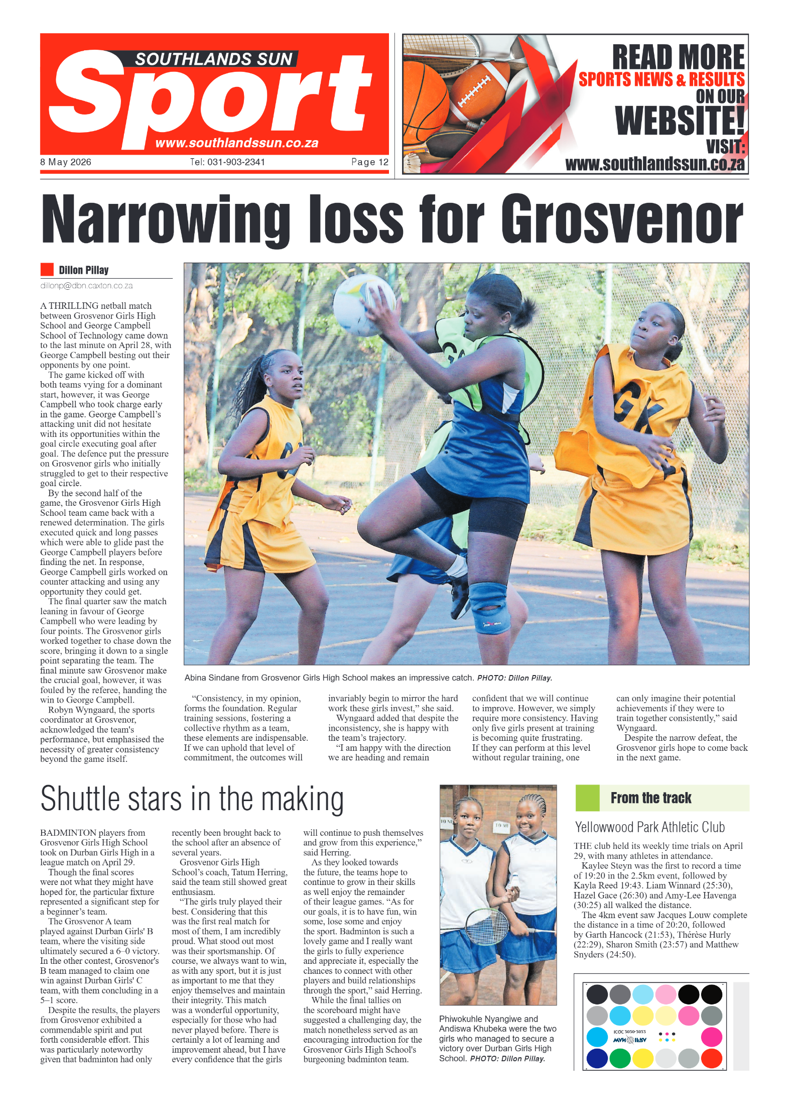 Southlands Sun 08 May 2026 page 12