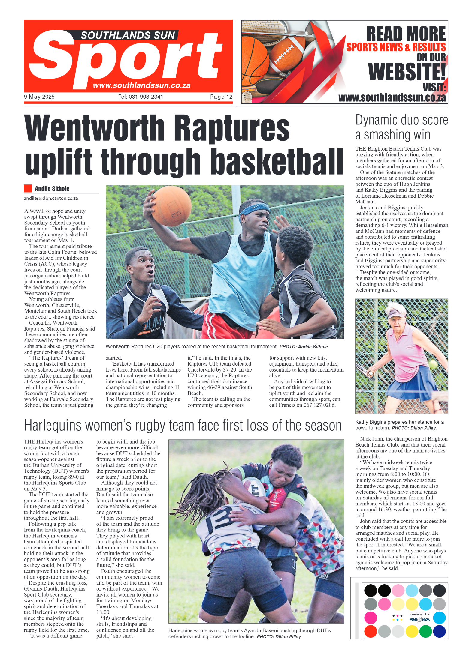 Southlands Sun 09 May 2025 page 12