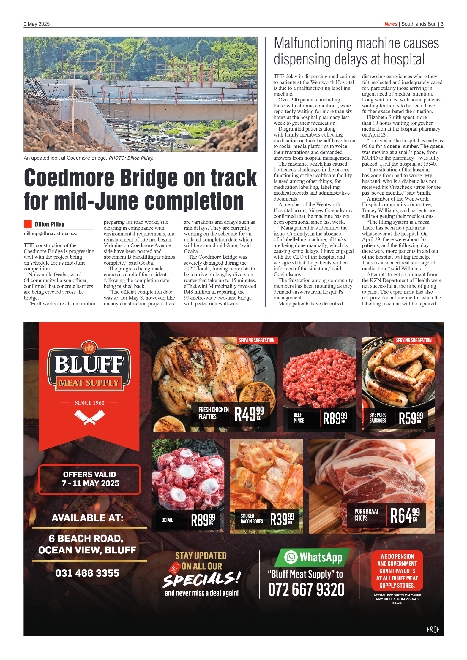 Southlands Sun 09 May 2025 page 3