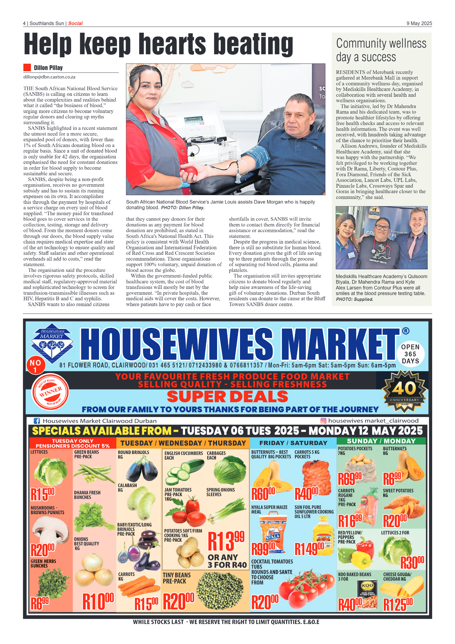 Southlands Sun 09 May 2025 page 4