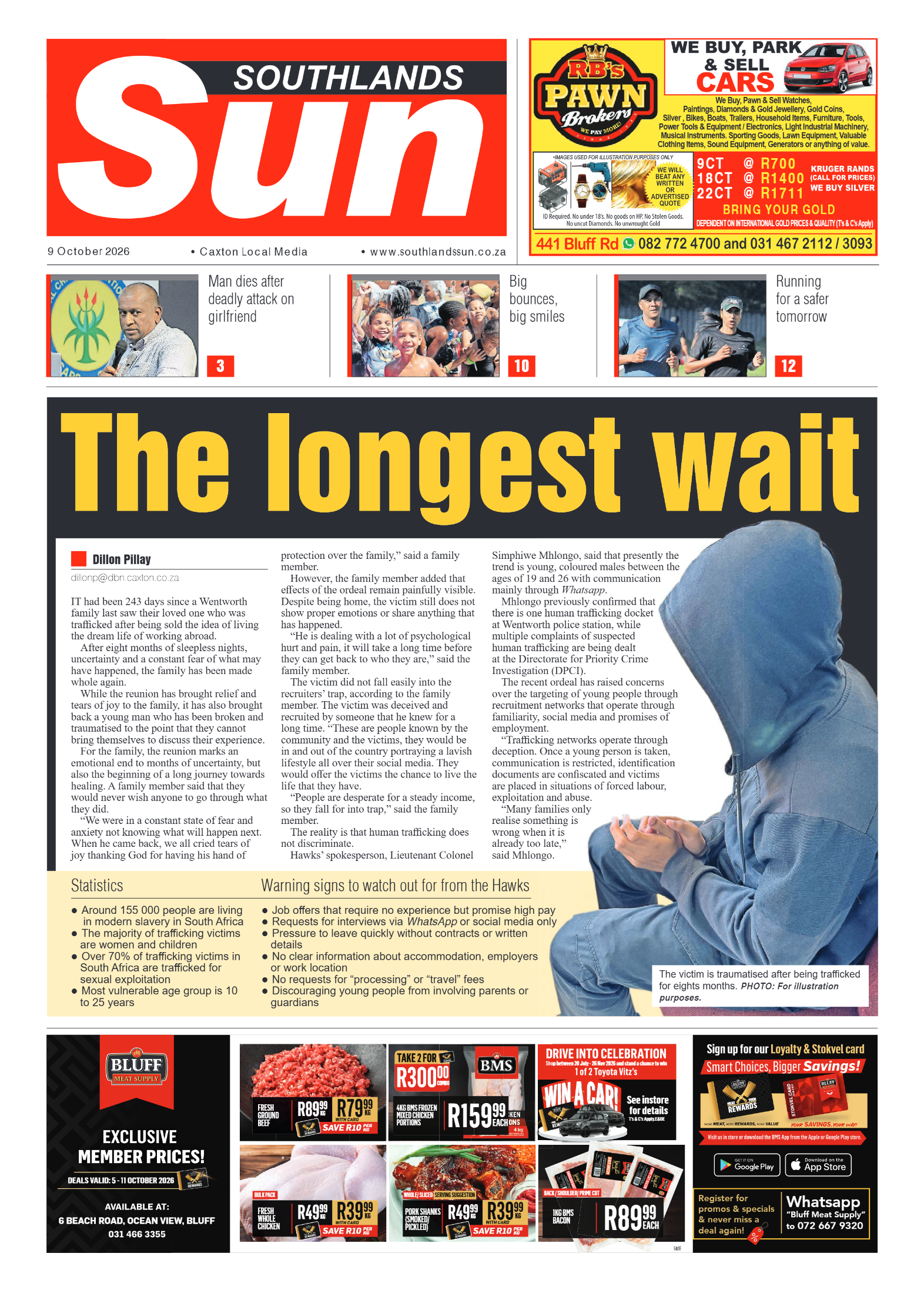 Southlands Sun 09 October 2026 page 1