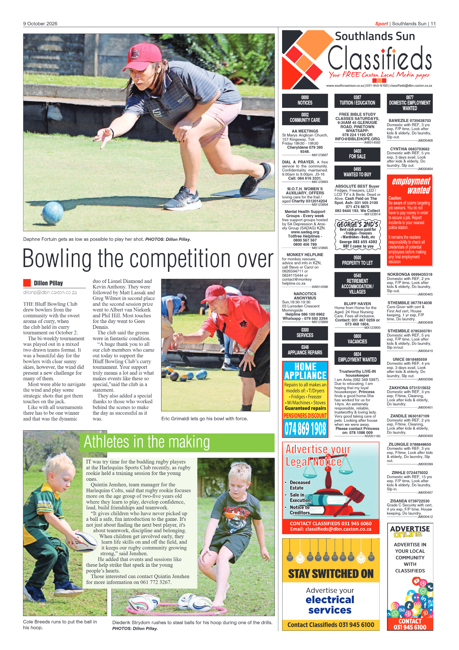 Southlands Sun 09 October 2026 page 11
