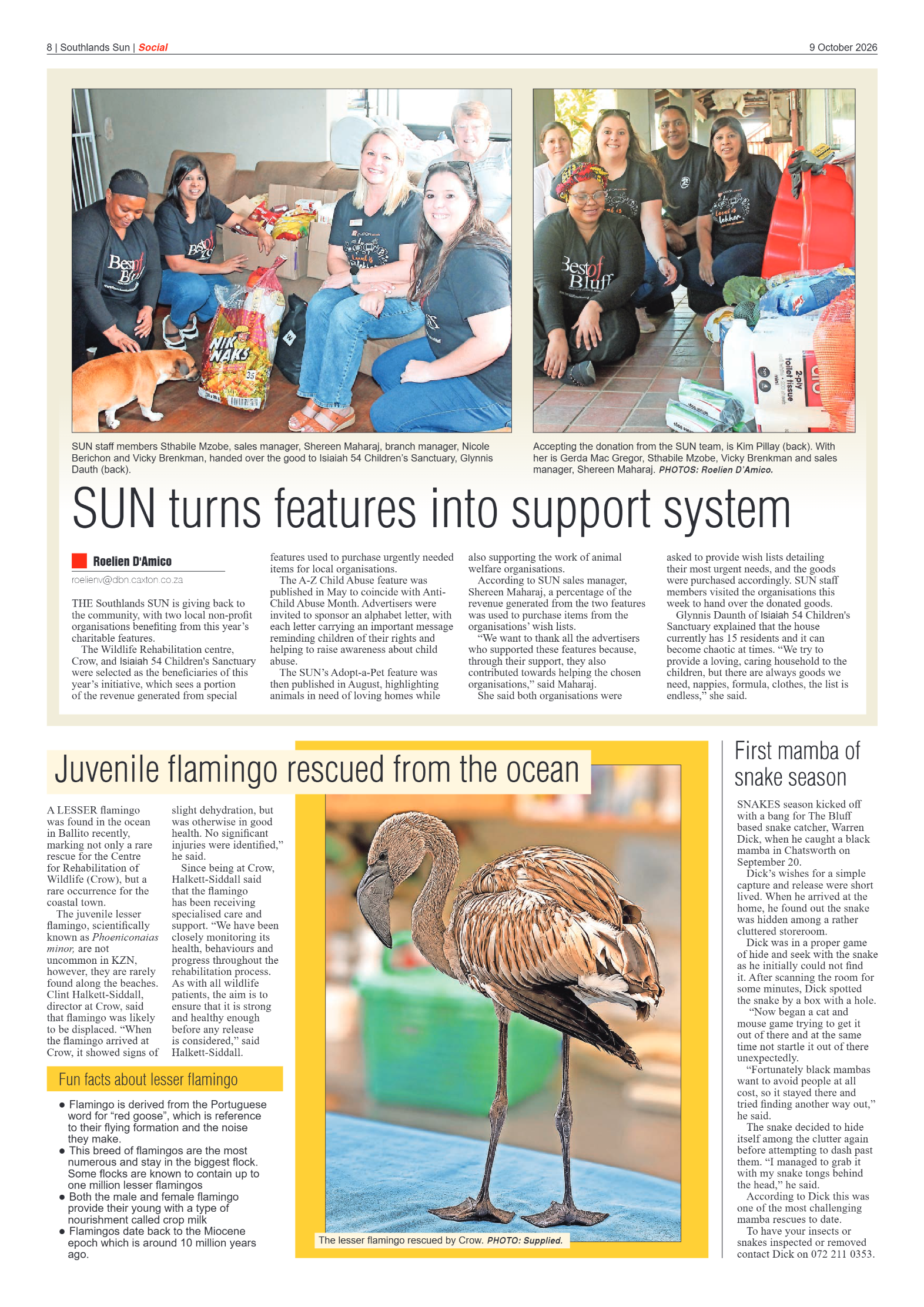 Southlands Sun 09 October 2026 page 8