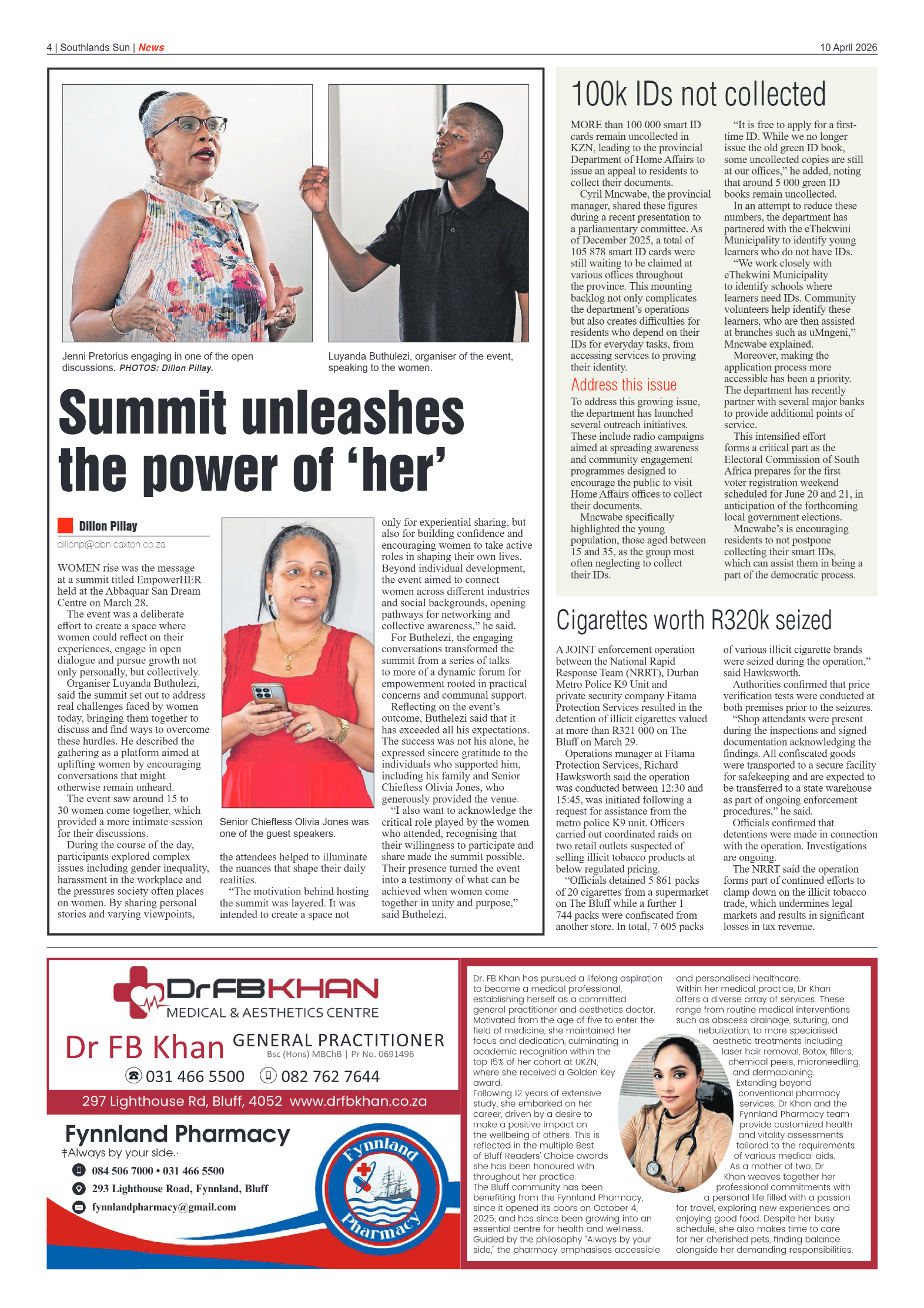 Southlands Sun 10 April 2026 page 4