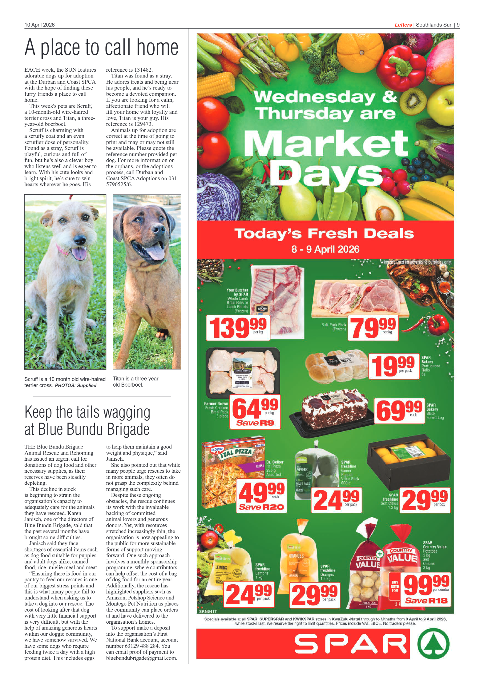 Southlands Sun 10 April 2026 page 9