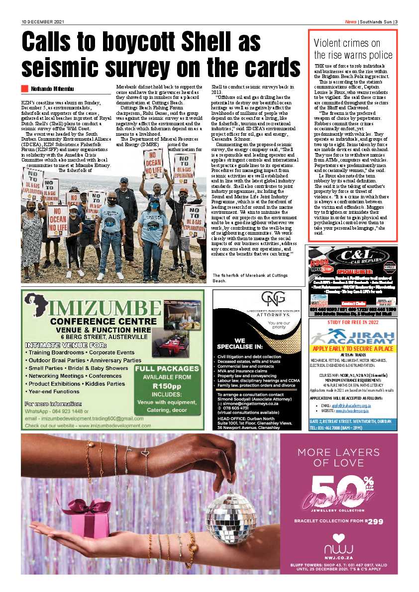 Southlands Sun 10 December 2021 page 3