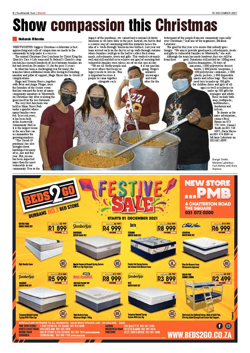 Southlands Sun 10 December 2021 page 8