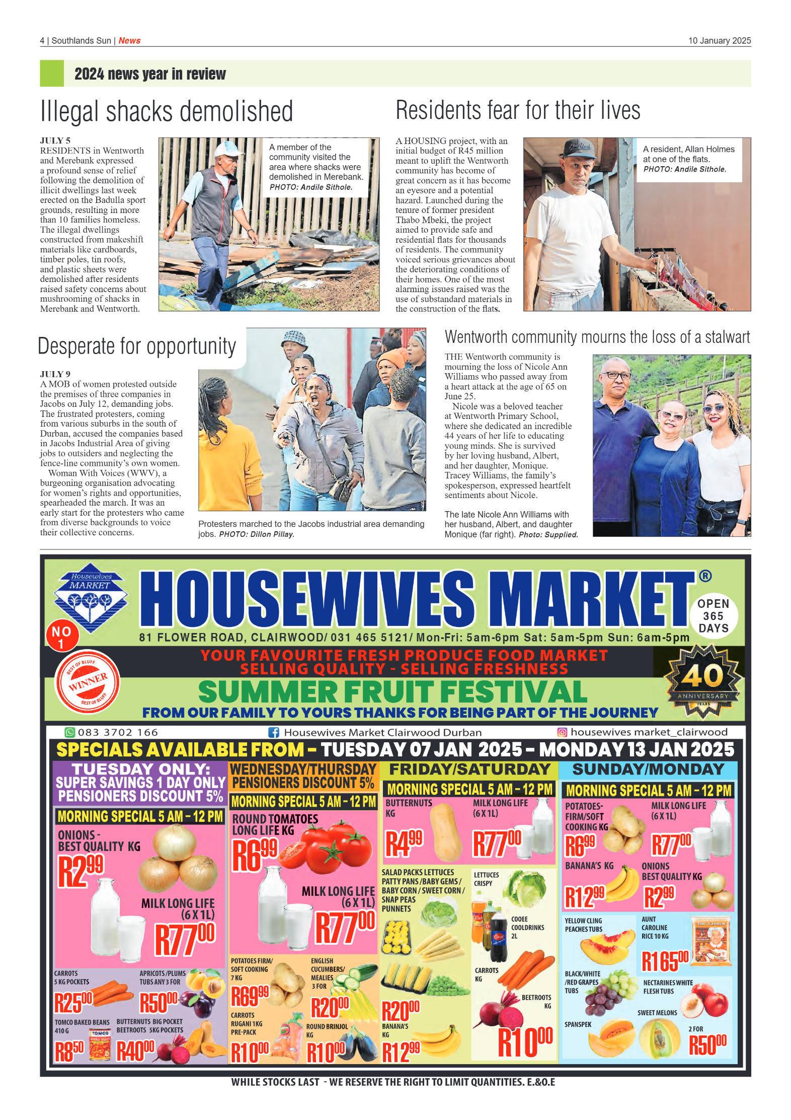 Southlands Sun 10 January 2025 page 4