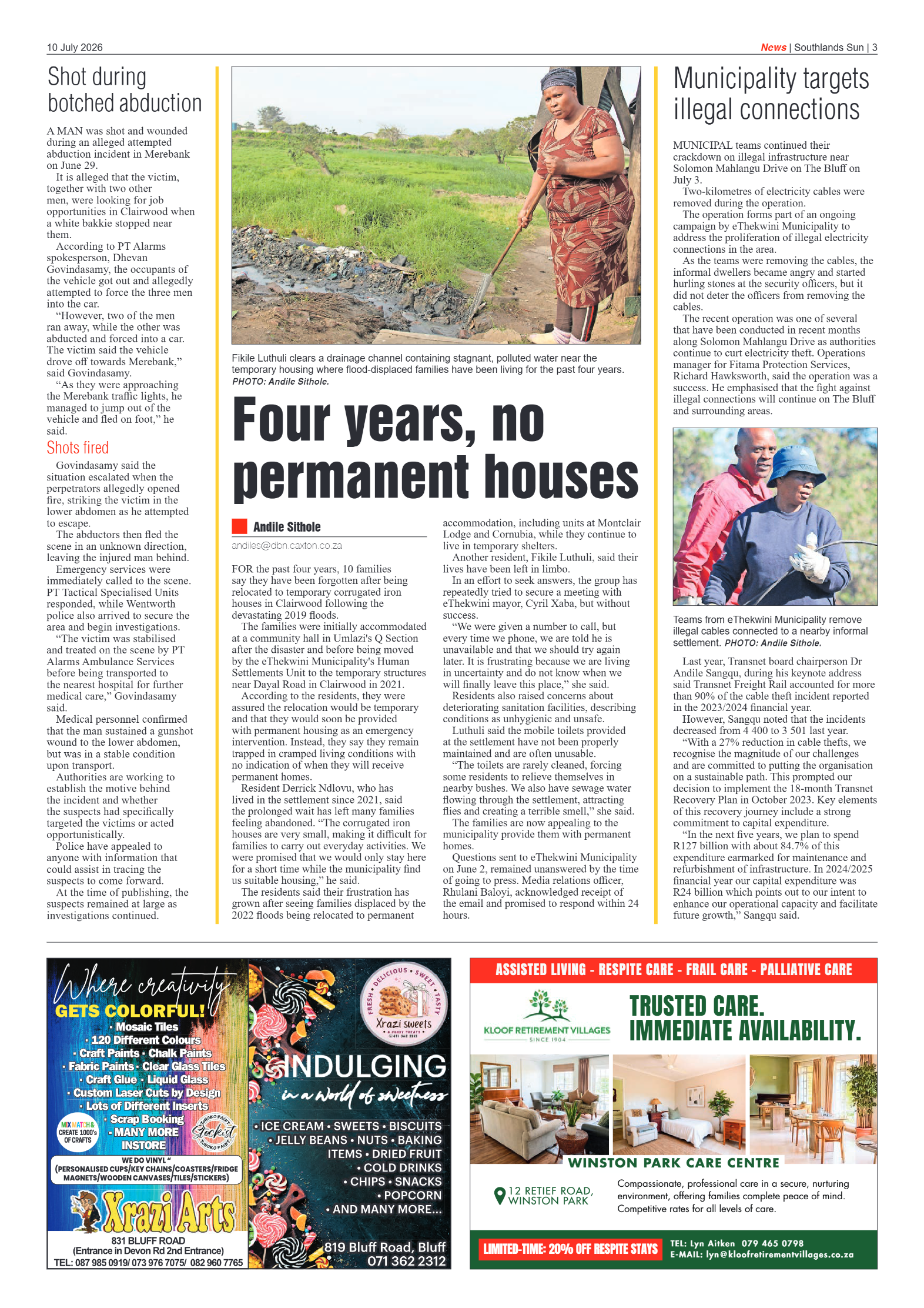 Southlands Sun 10 July 2026 page 3