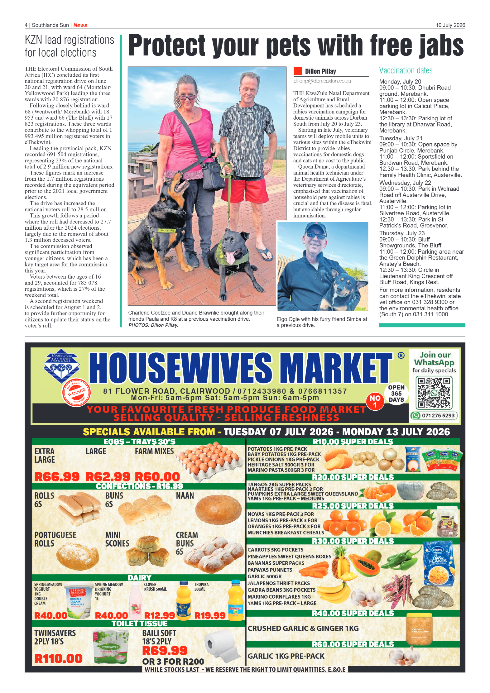 Southlands Sun 10 July 2026 page 4