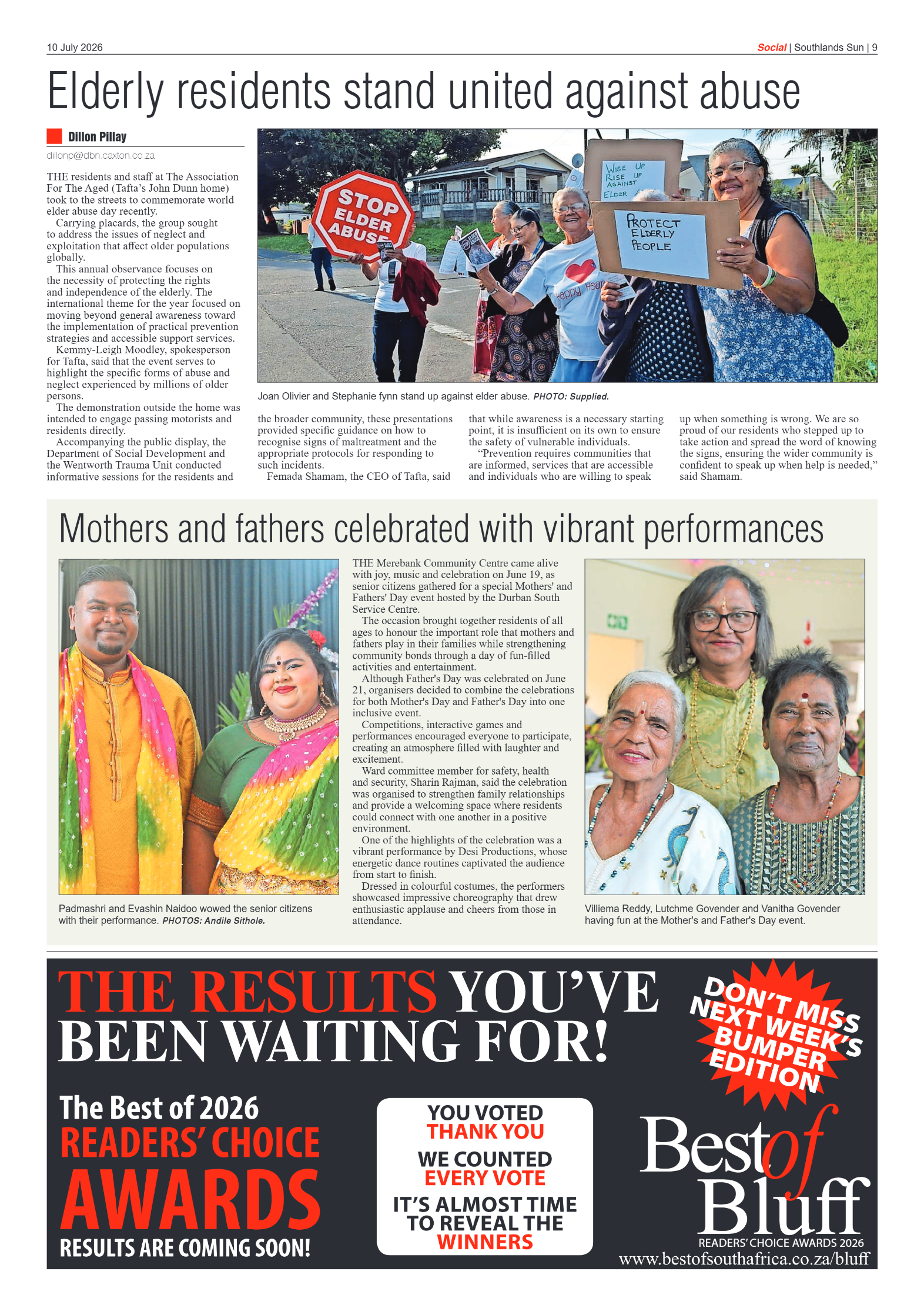 Southlands Sun 10 July 2026 page 9
