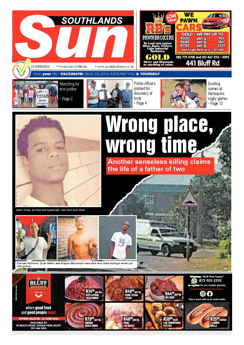 Southlands Sun 10 June 2022 page 1