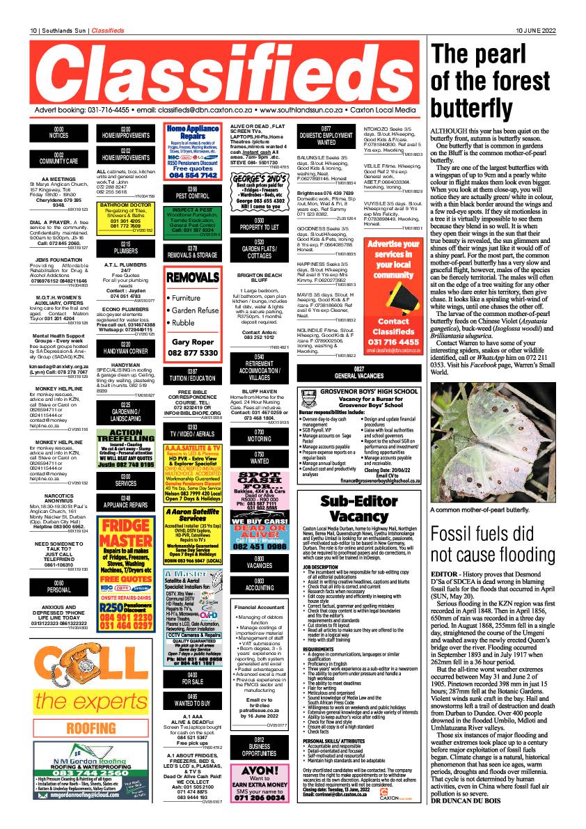 Southlands Sun 10 June 2022 page 10
