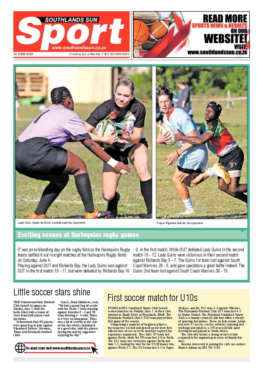 Southlands Sun 10 June 2022 page 12
