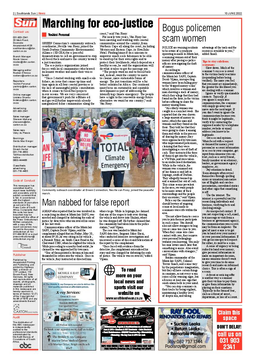 Southlands Sun 10 June 2022 page 2
