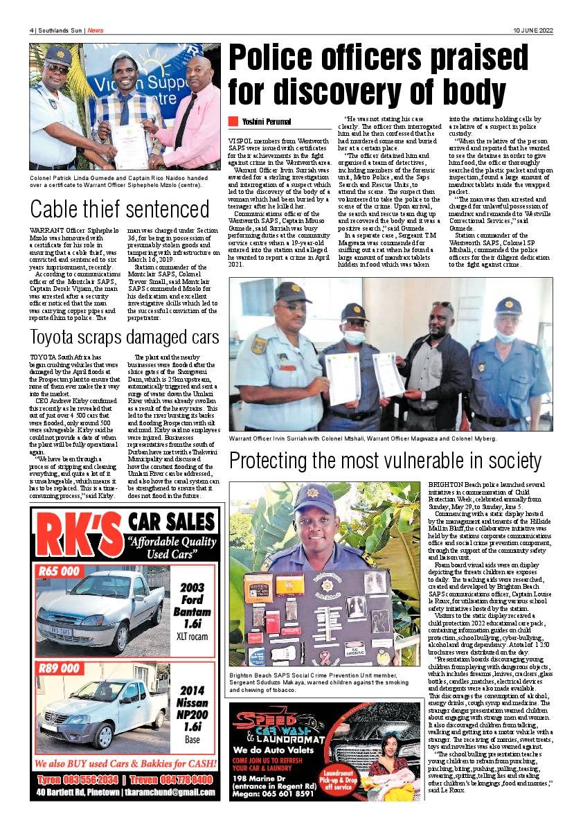 Southlands Sun 10 June 2022 page 4