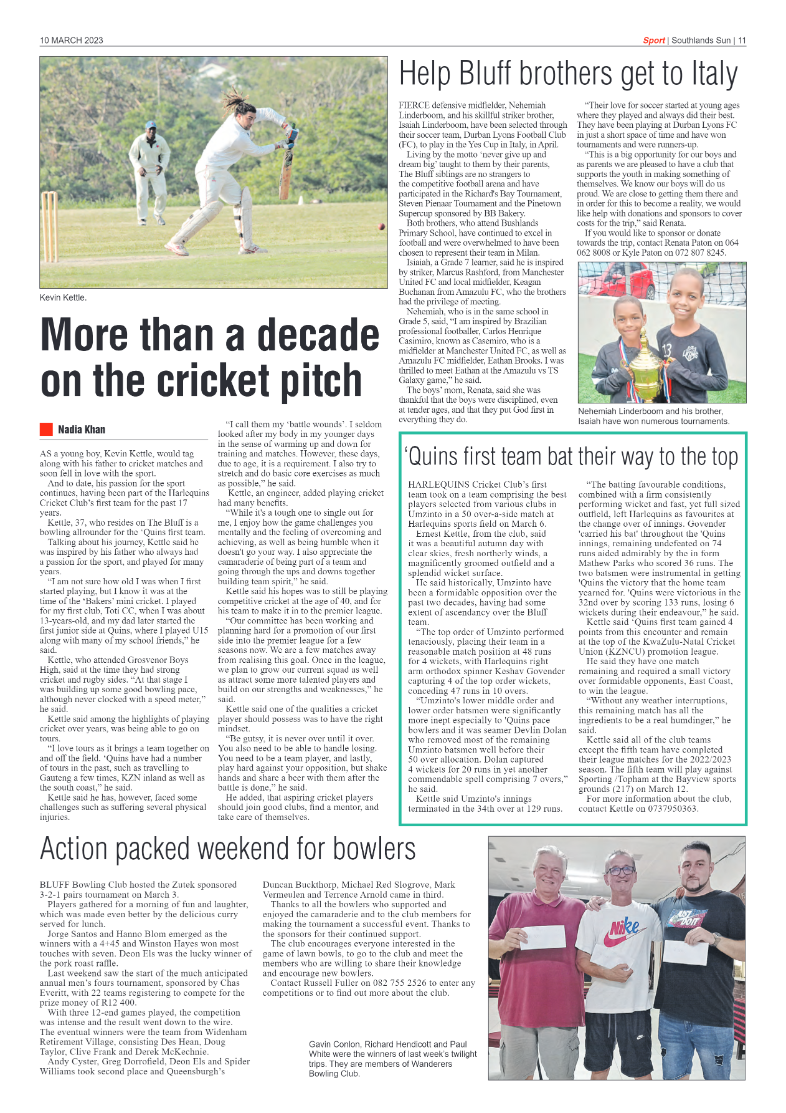 Southlands Sun 10 March 2023 page 11