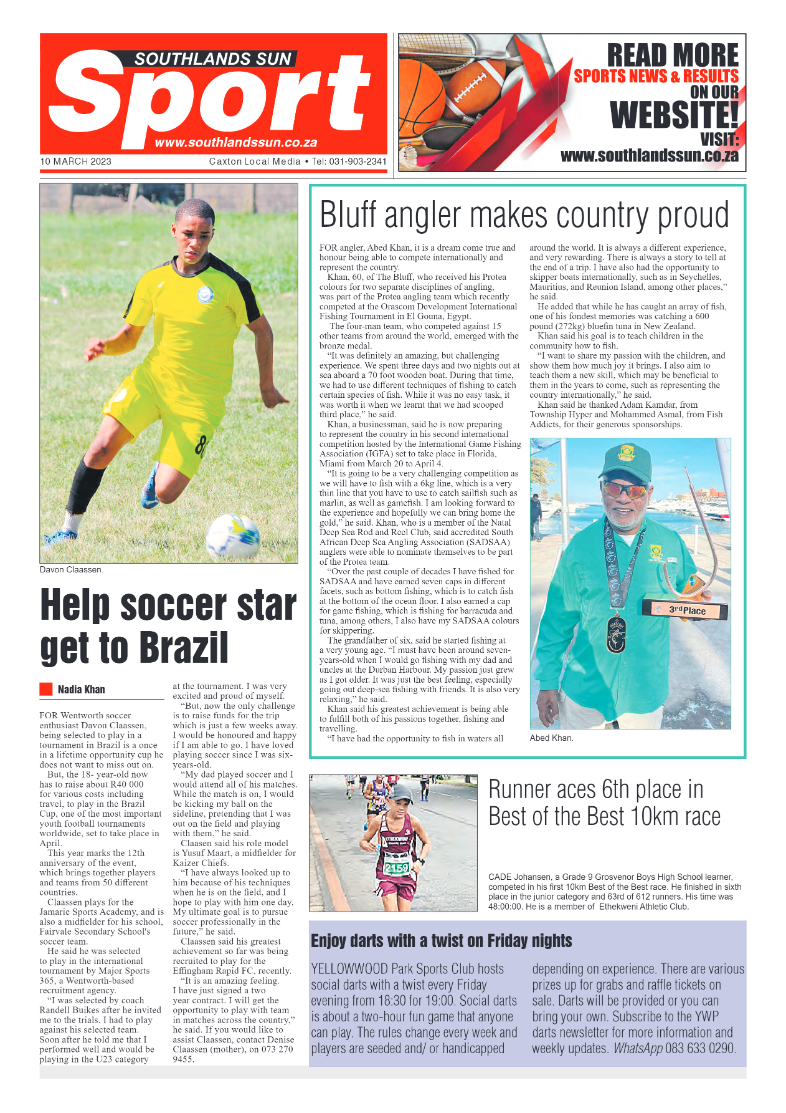 Southlands Sun 10 March 2023 page 12