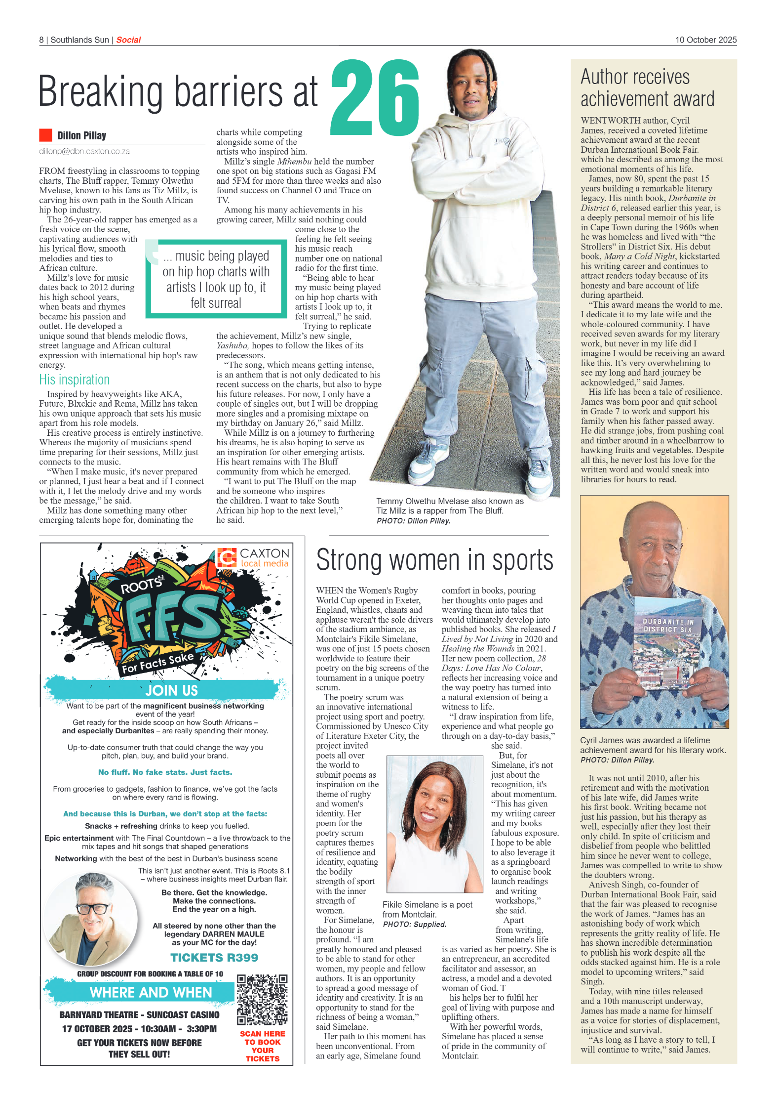 Southlands Sun 10 October 2025 page 8
