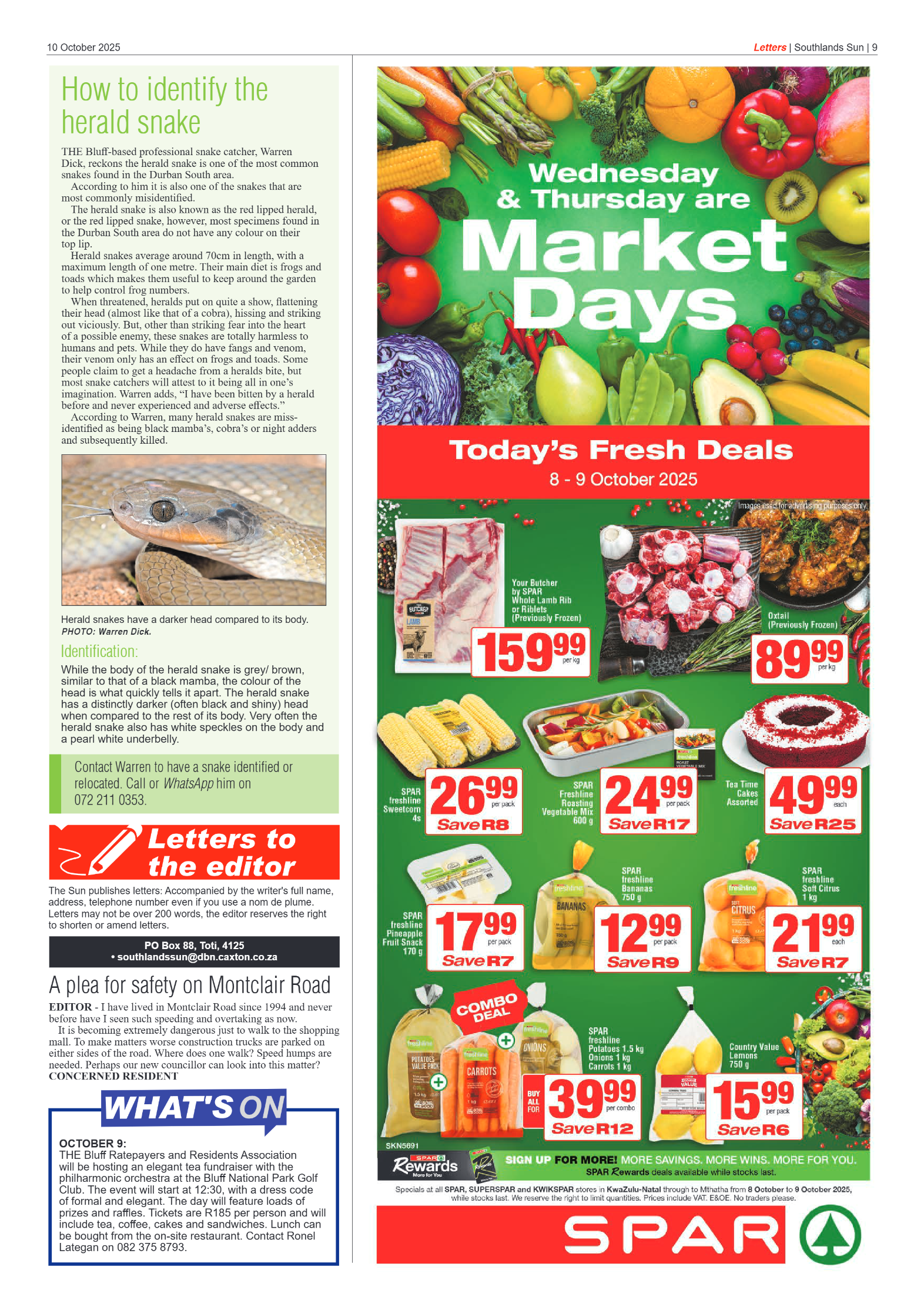Southlands Sun 10 October 2025 page 9
