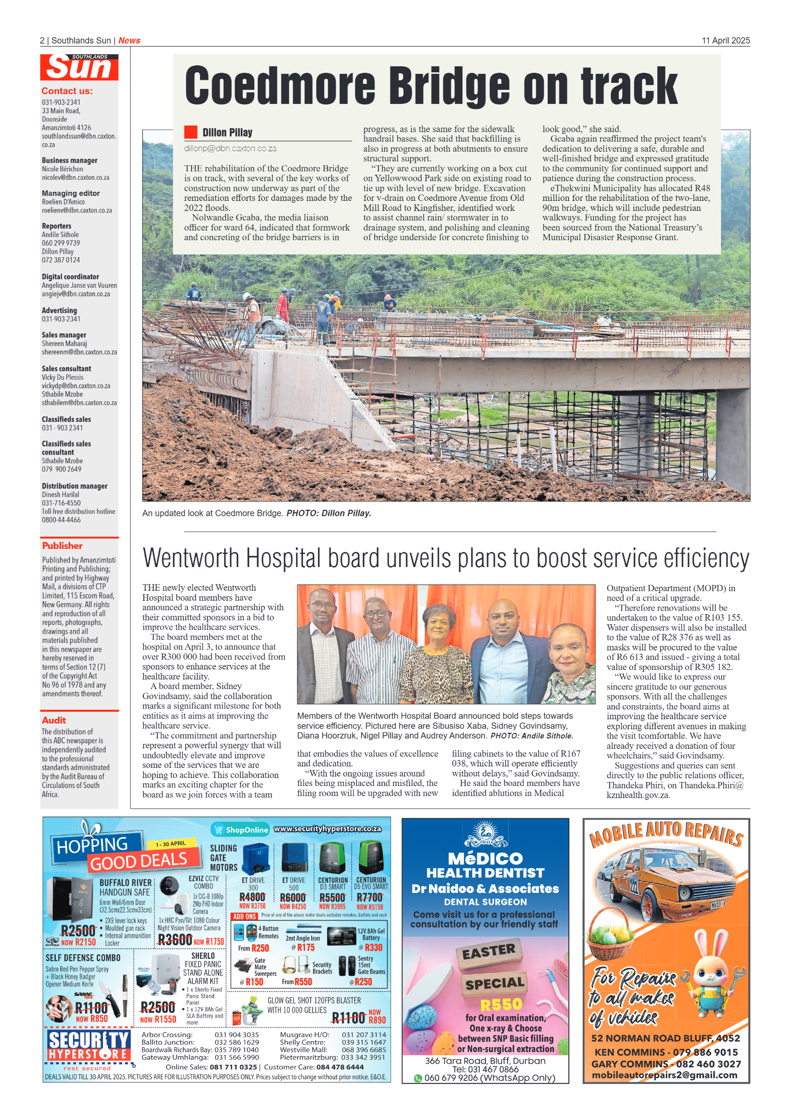 Southlands Sun 11 April 2025 page 2