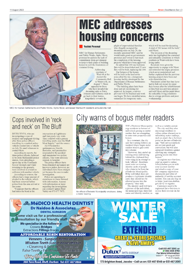 Southlands Sun 11 August 2023 page 3