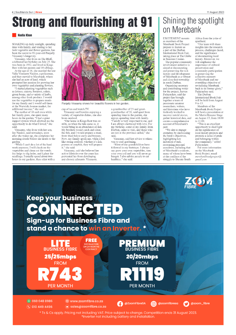 Southlands Sun 11 August 2023 page 4