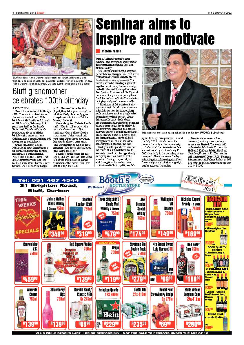 Southlands Sun 11 February 2022 page 4