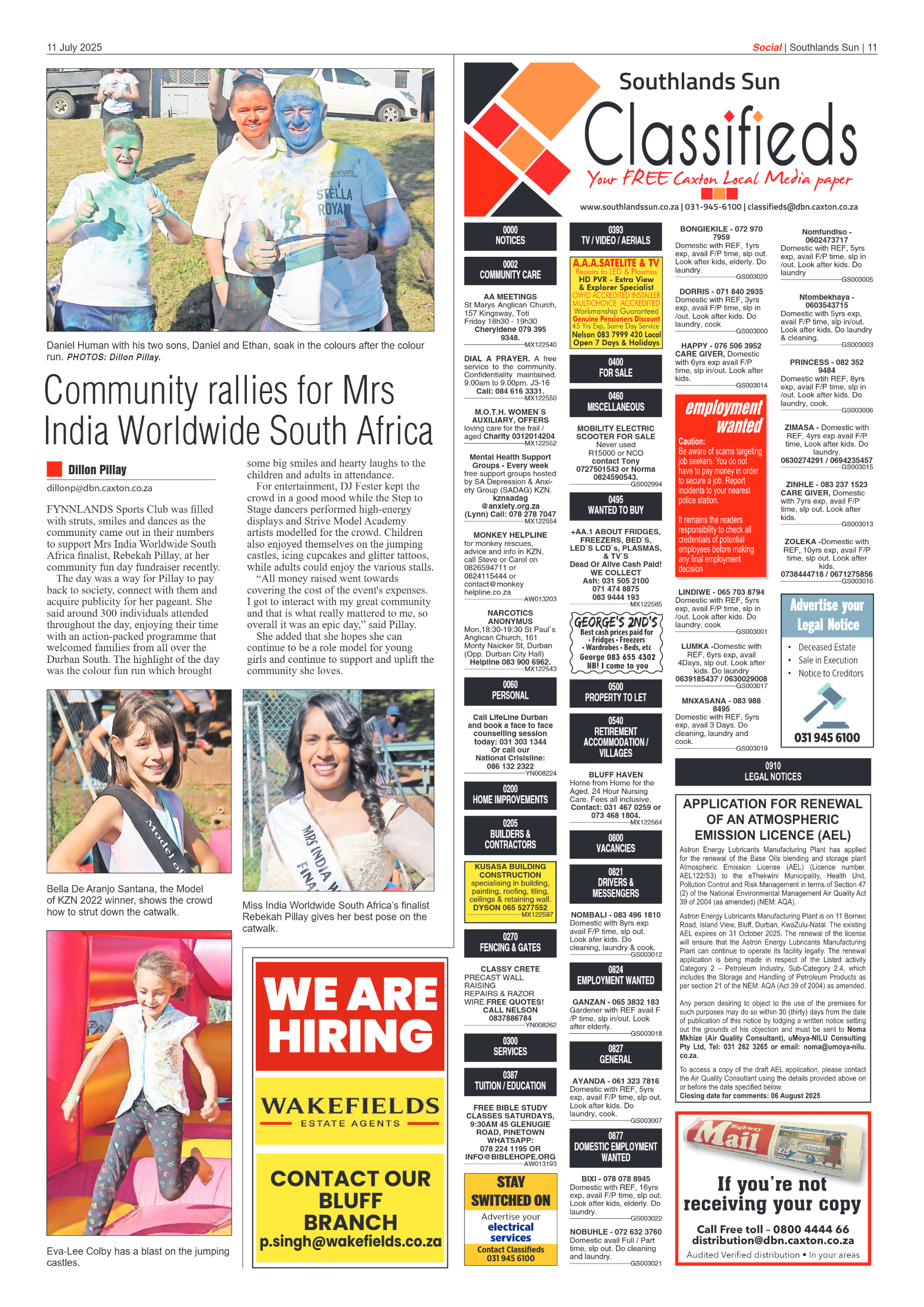 Southlands Sun 11 July 2025 page 11