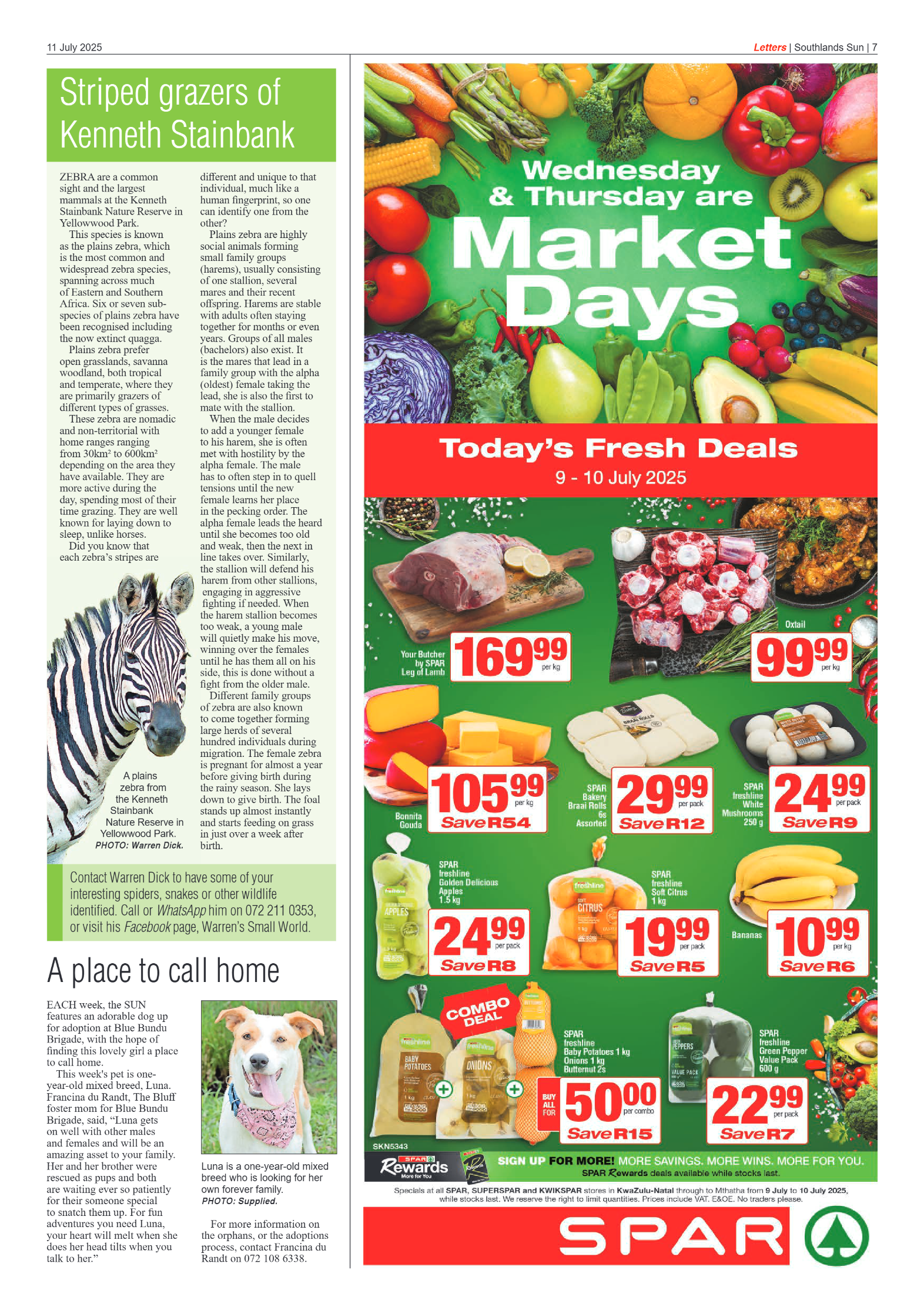 Southlands Sun 11 July 2025 page 7