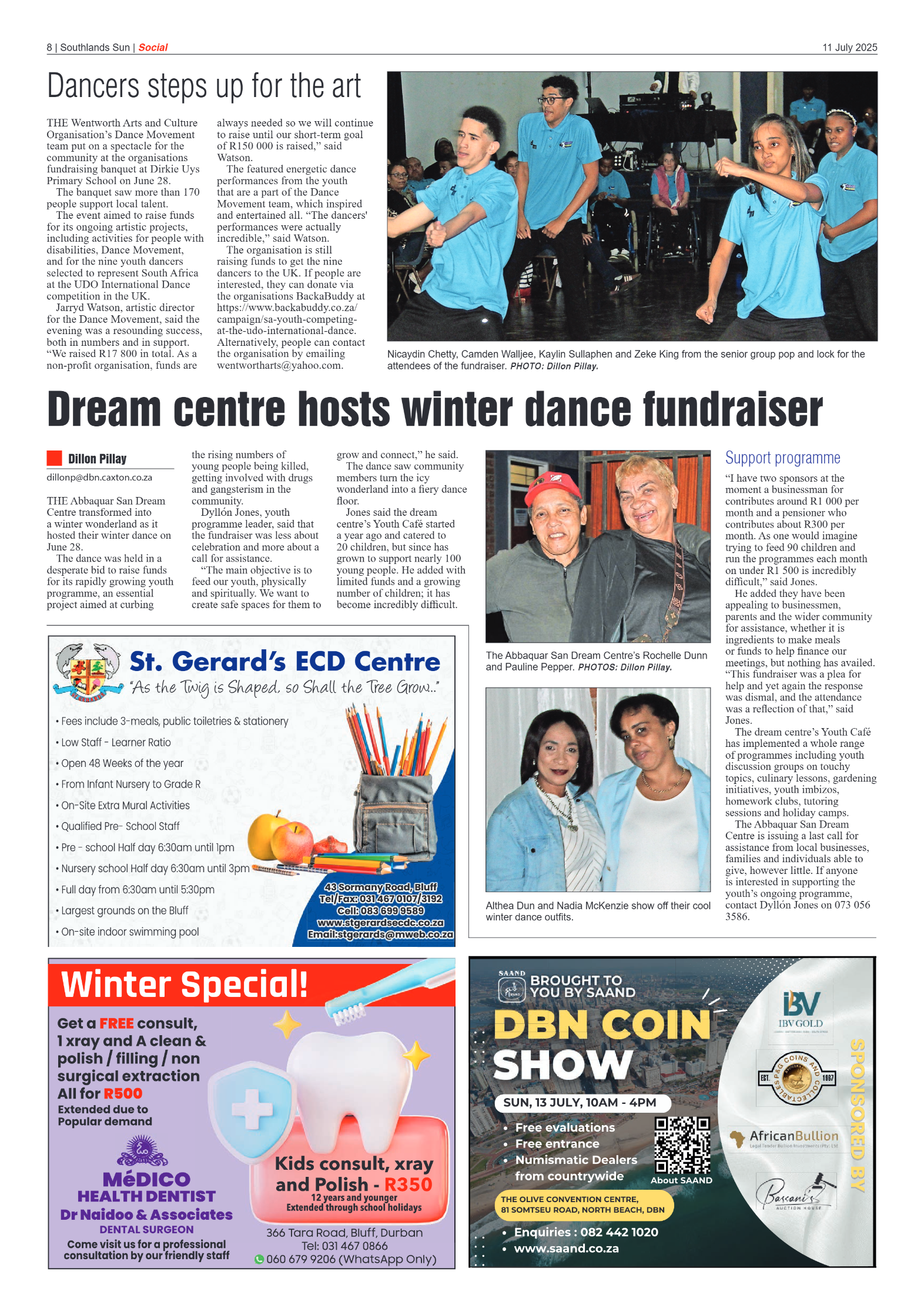 Southlands Sun 11 July 2025 page 8