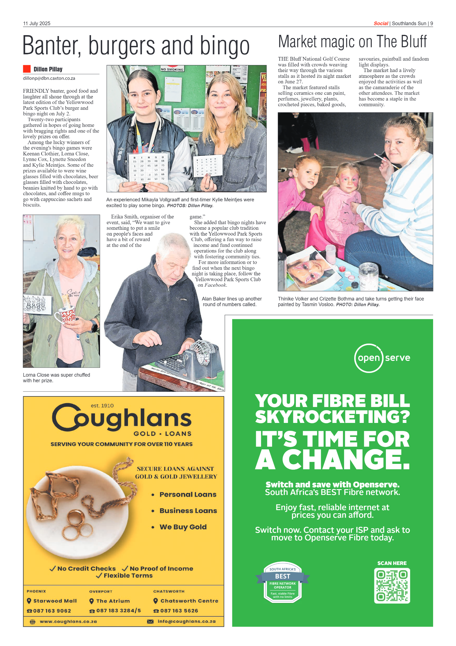 Southlands Sun 11 July 2025 page 9