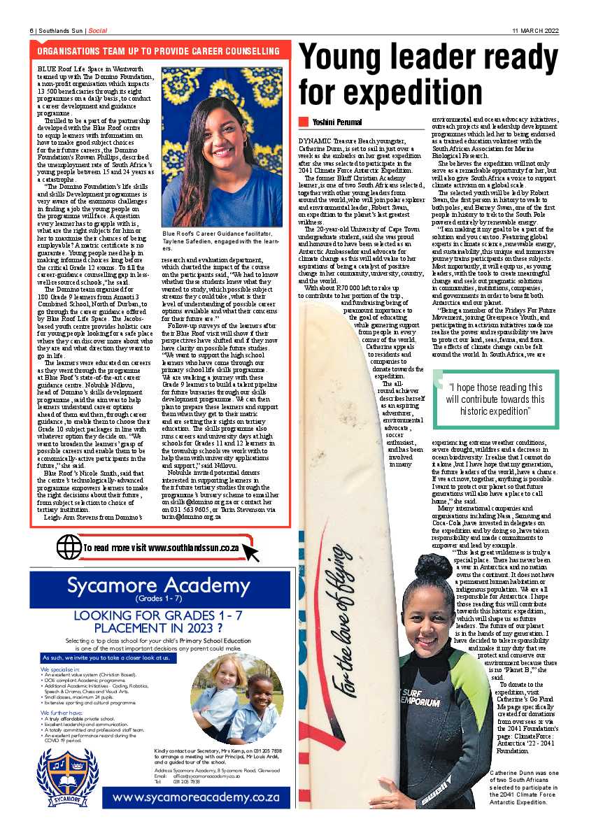 Southlands Sun 11 March 2022 page 6