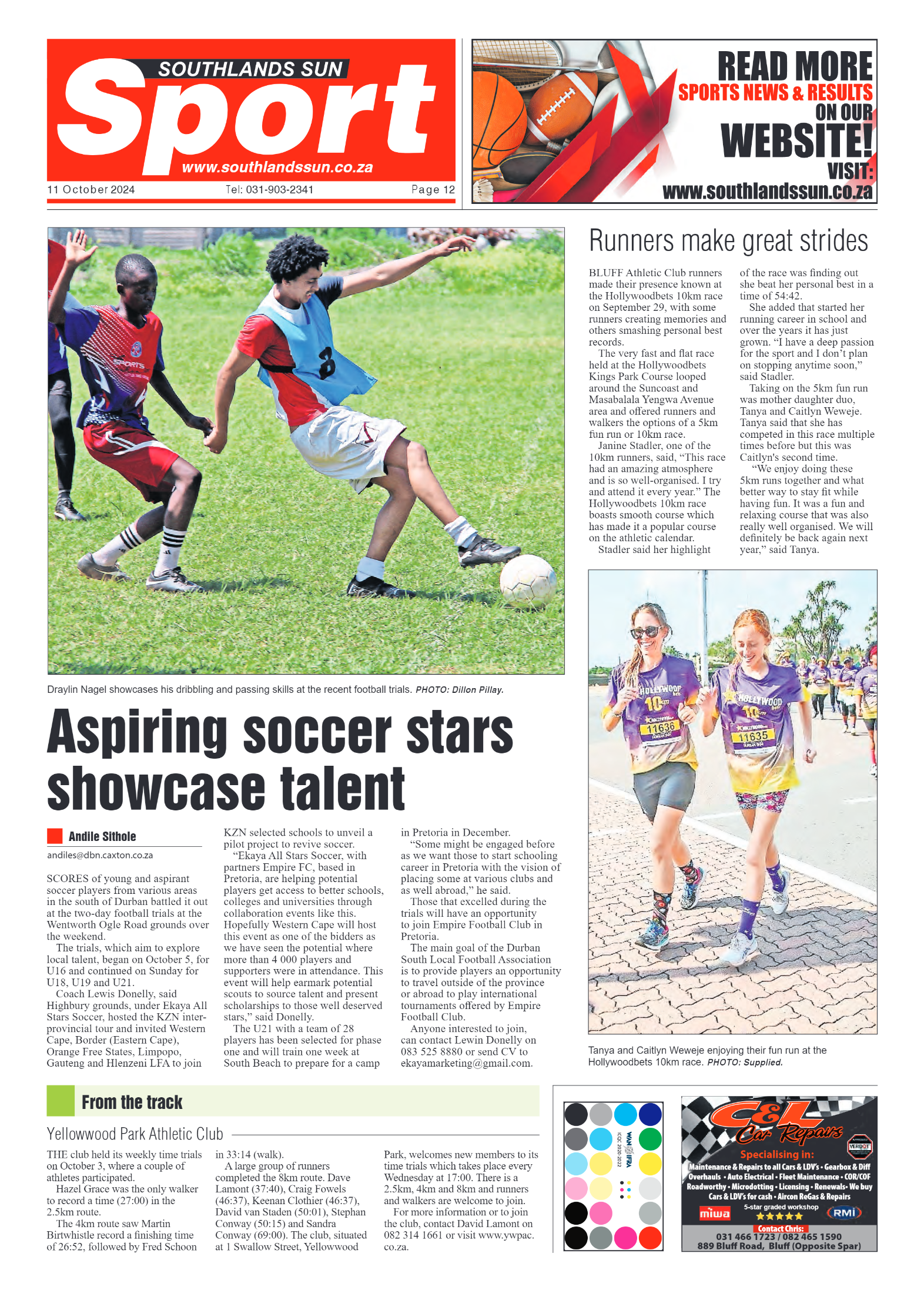 Southlands Sun 11 October 2024 page 12