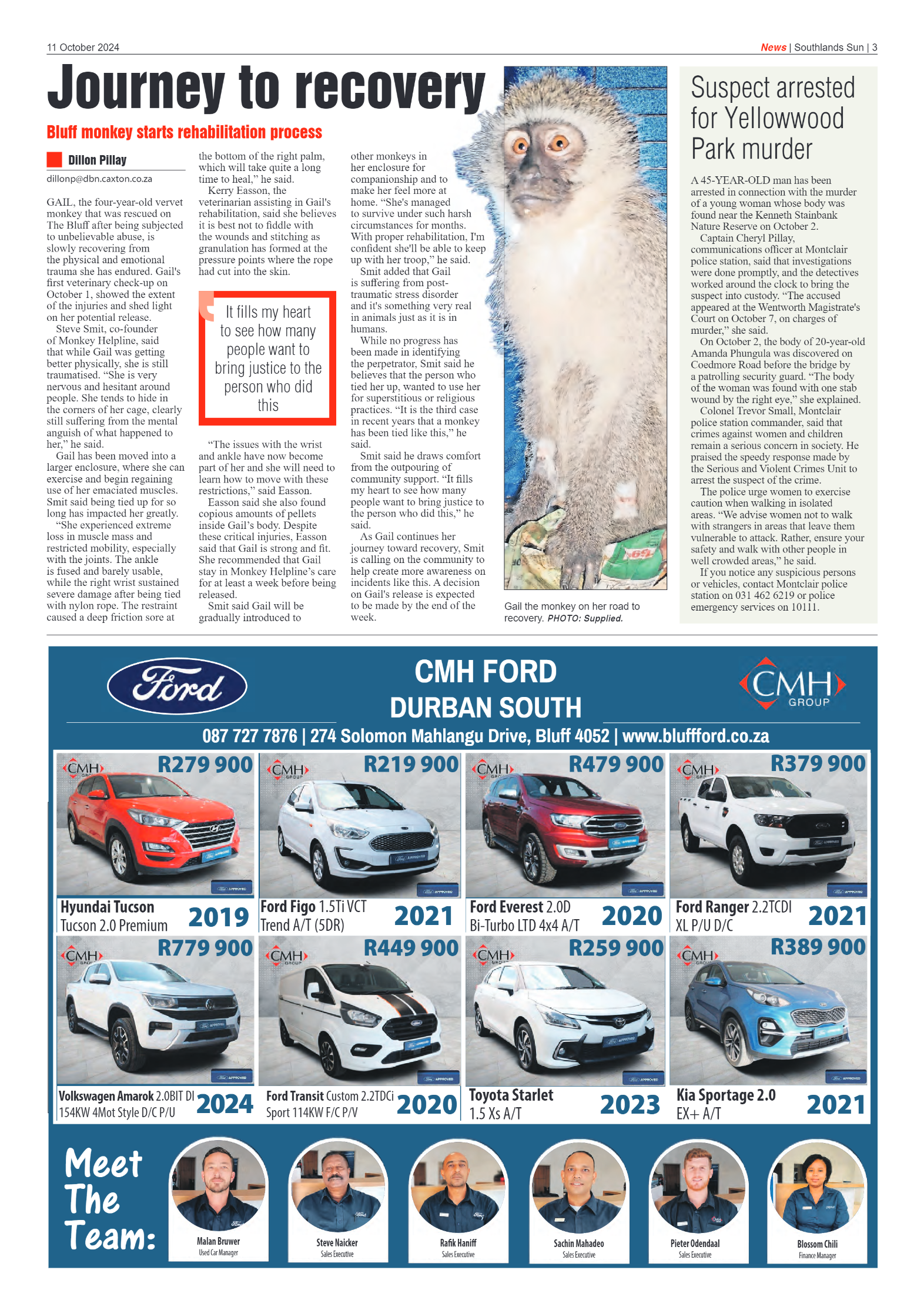 Southlands Sun 11 October 2024 page 3