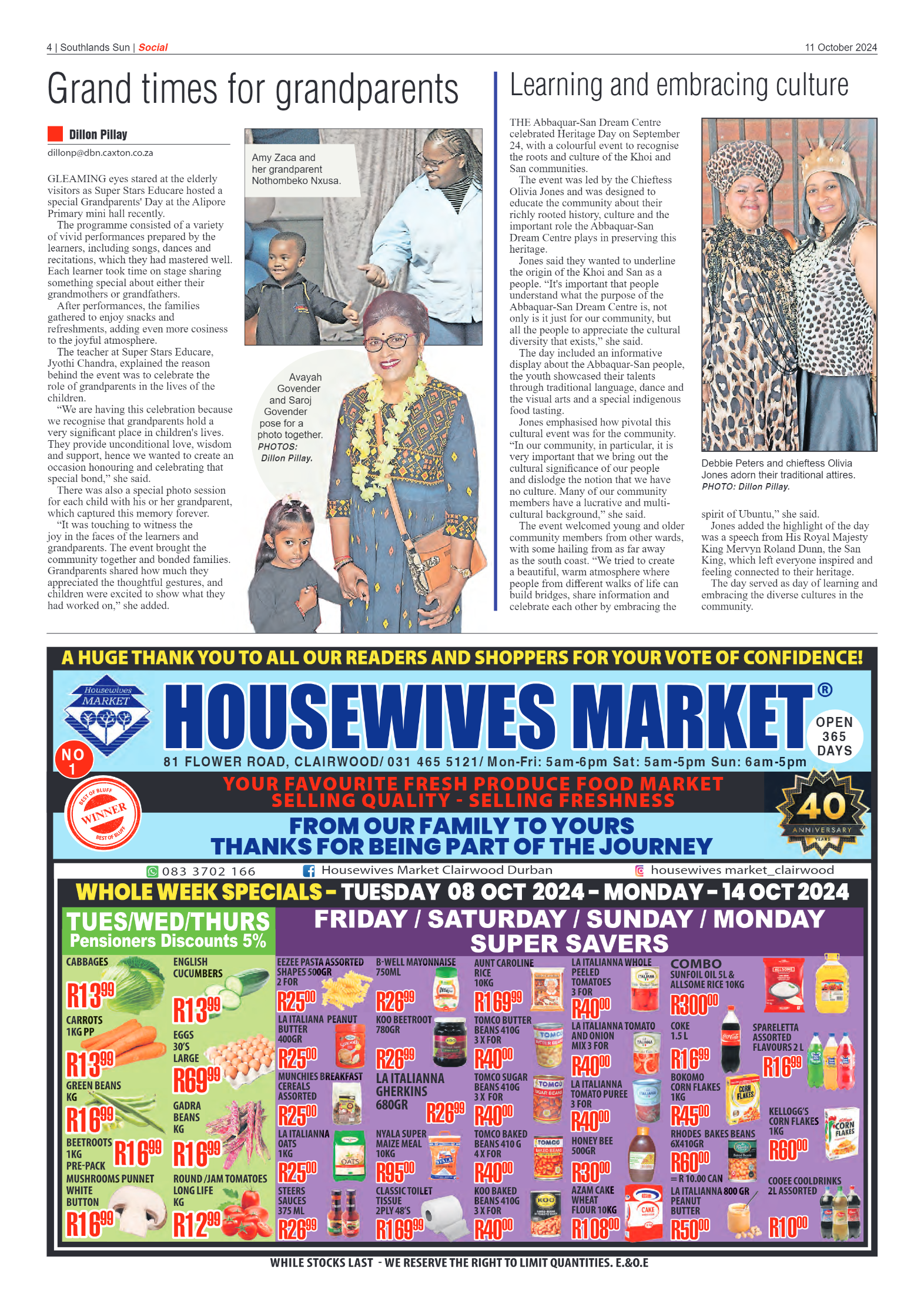 Southlands Sun 11 October 2024 page 4
