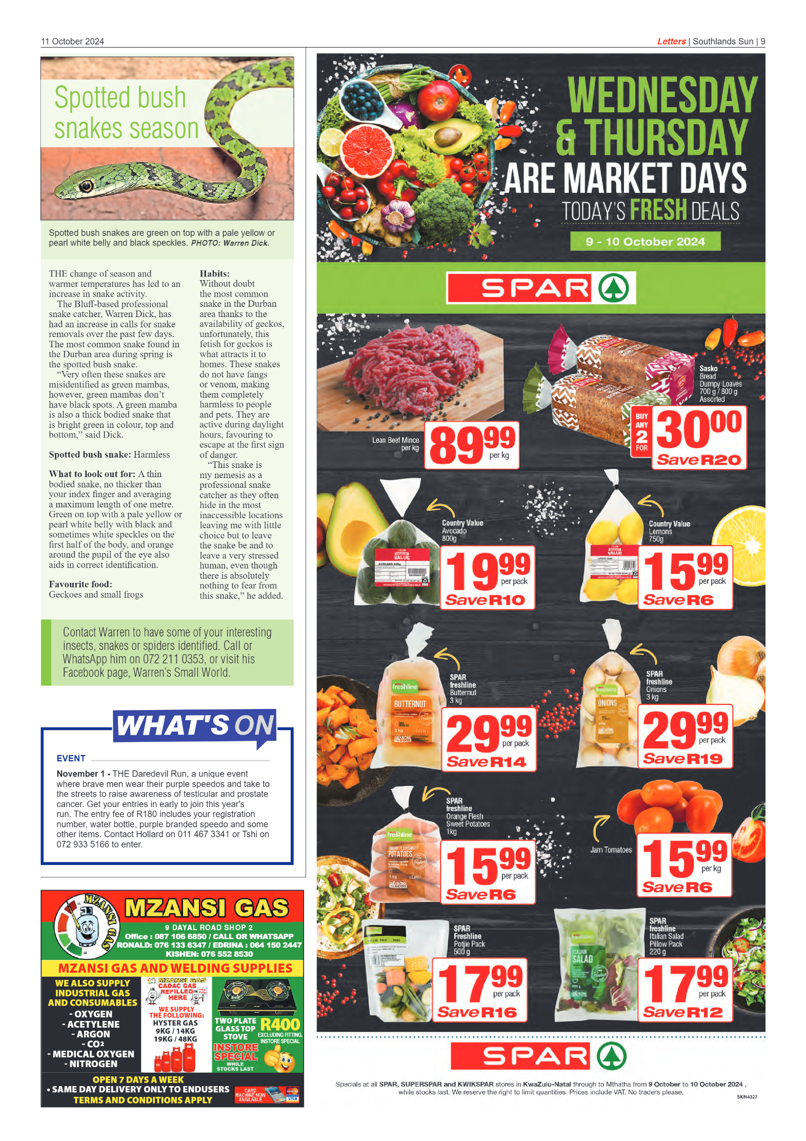 Southlands Sun 11 October 2024 page 9