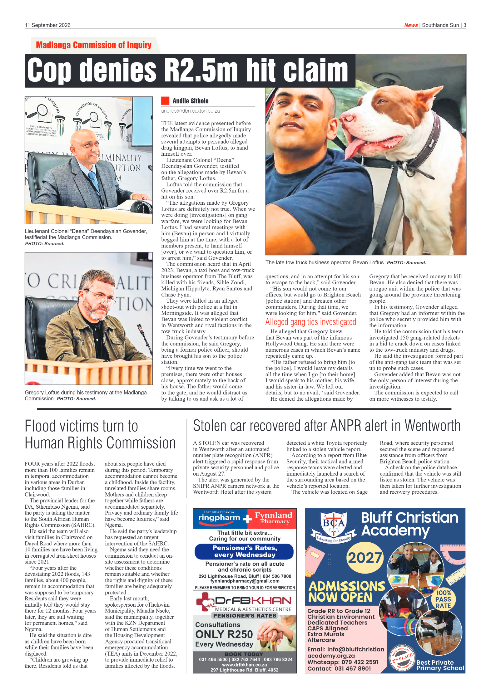 Southlands Sun 11 September 2026 page 3