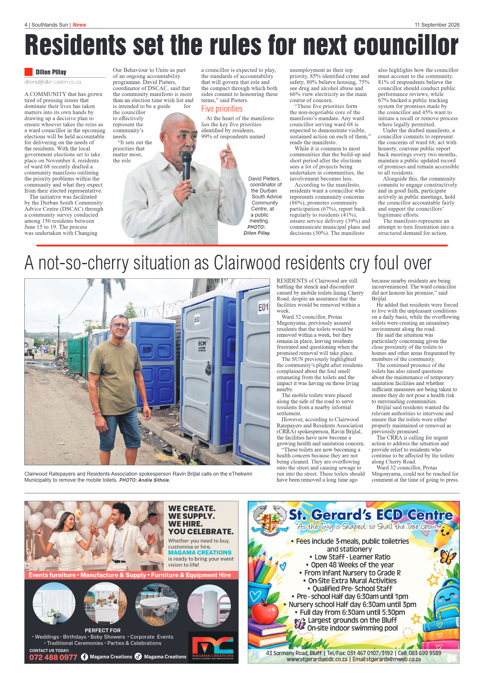 Southlands Sun 11 September 2026 page 4