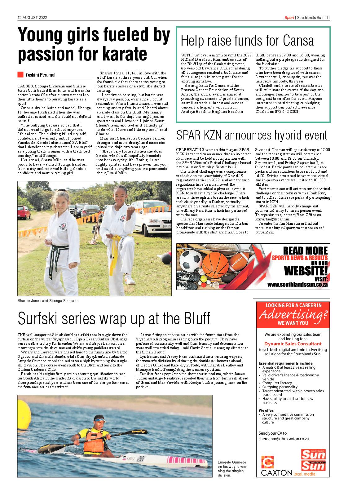 Southlands Sun 12 August 2022 page 11