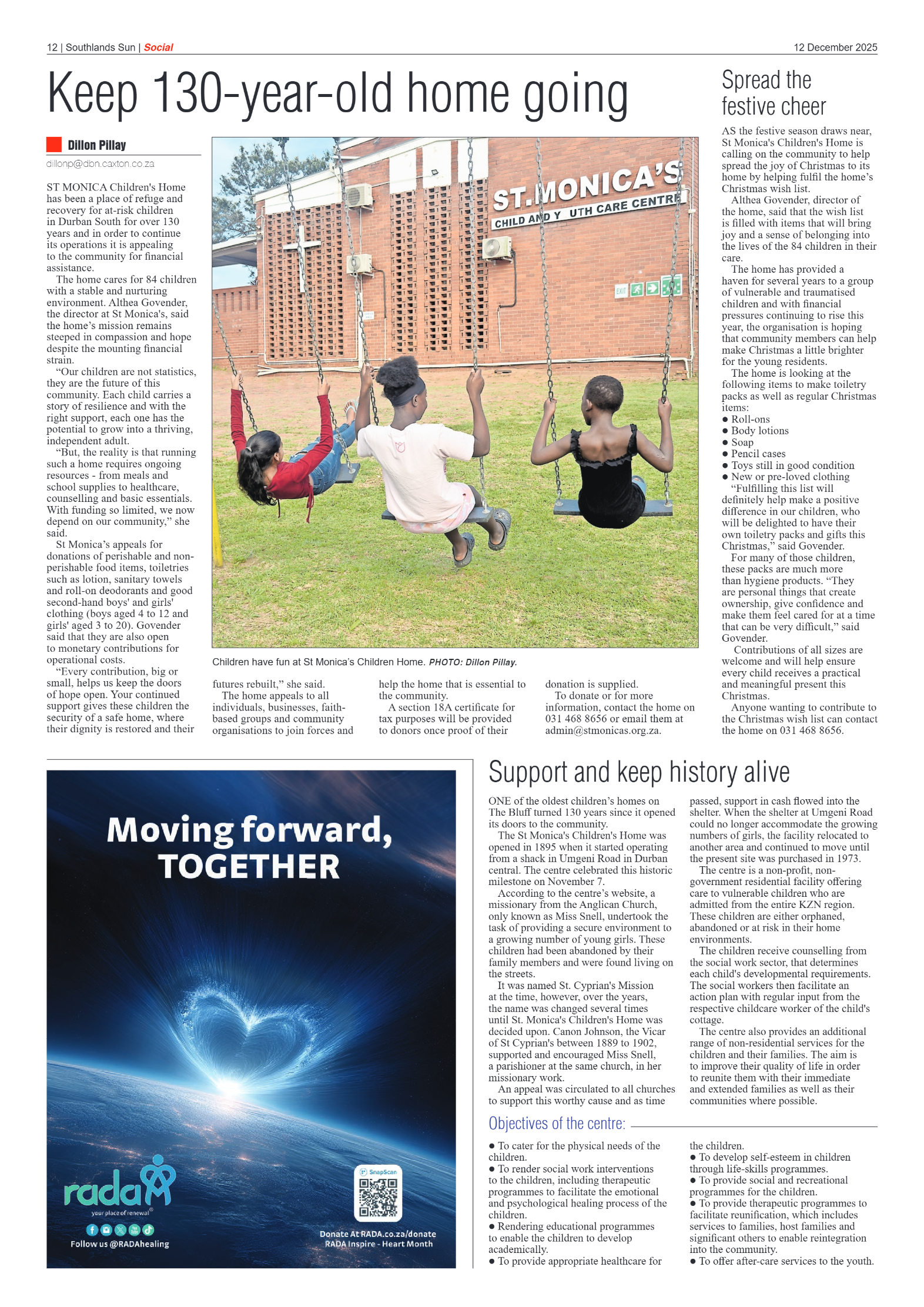 Southlands Sun 12 December 2025 page 12