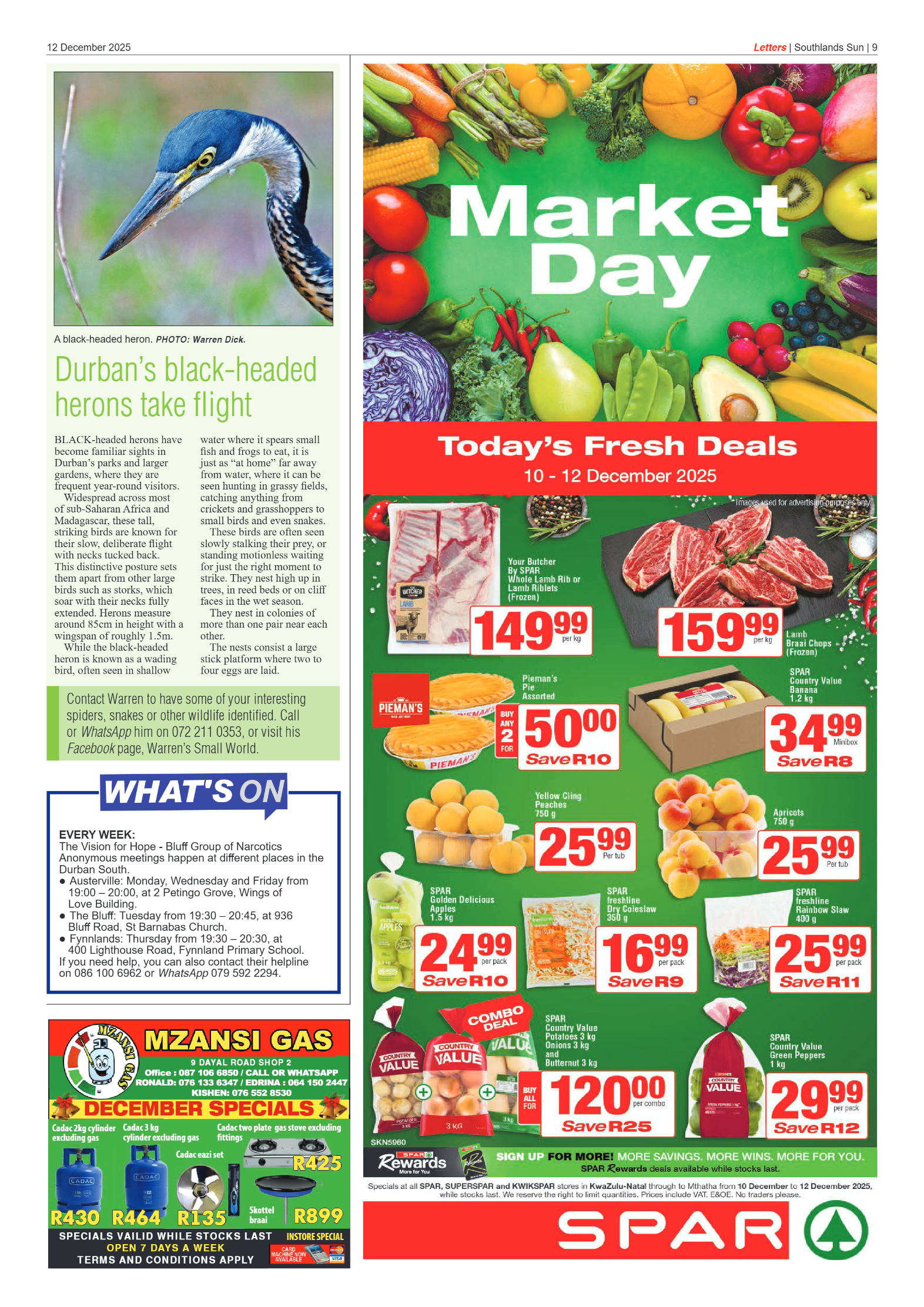 Southlands Sun 12 December 2025 page 9