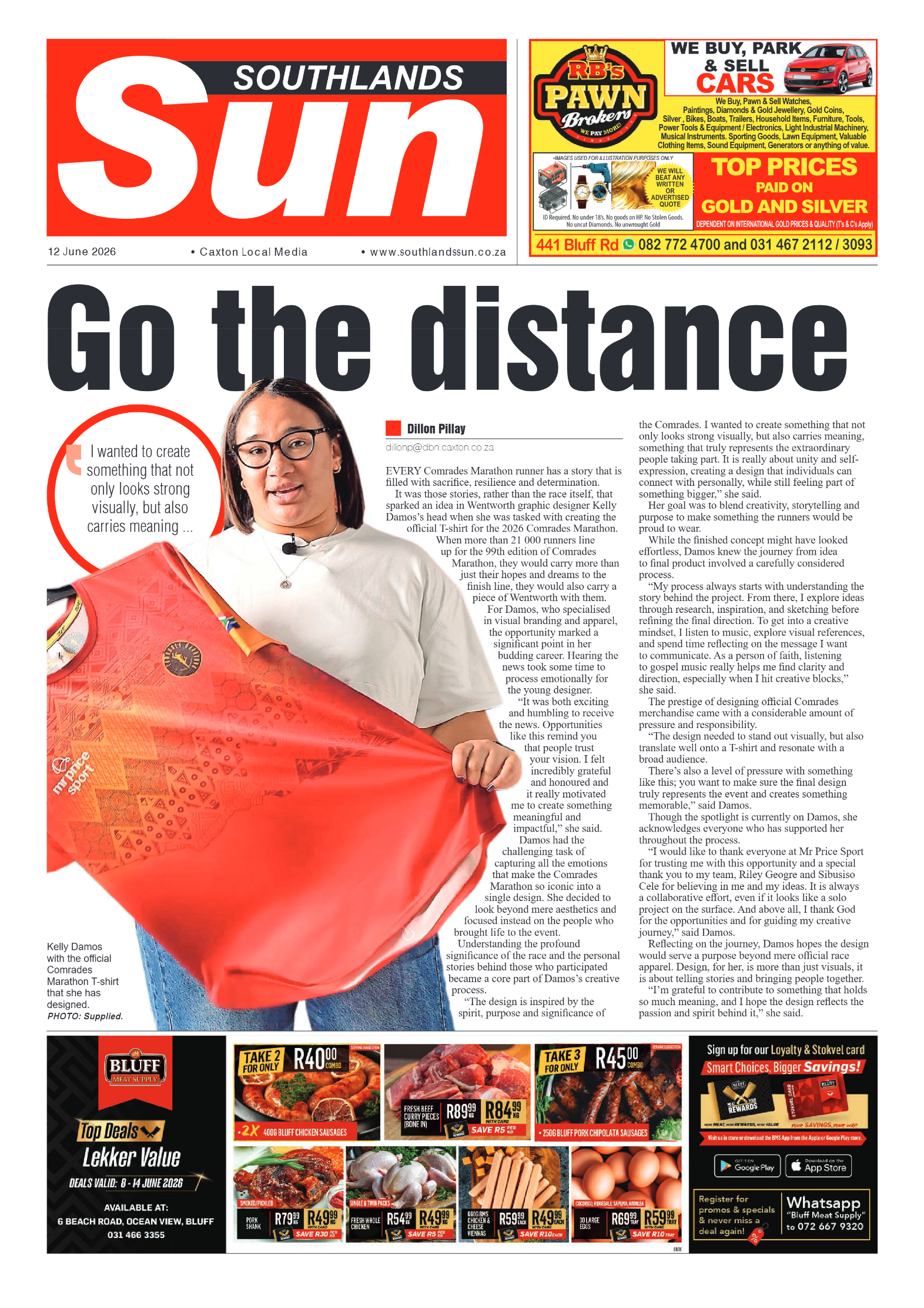 Southlands Sun 12 June 2026 page 1