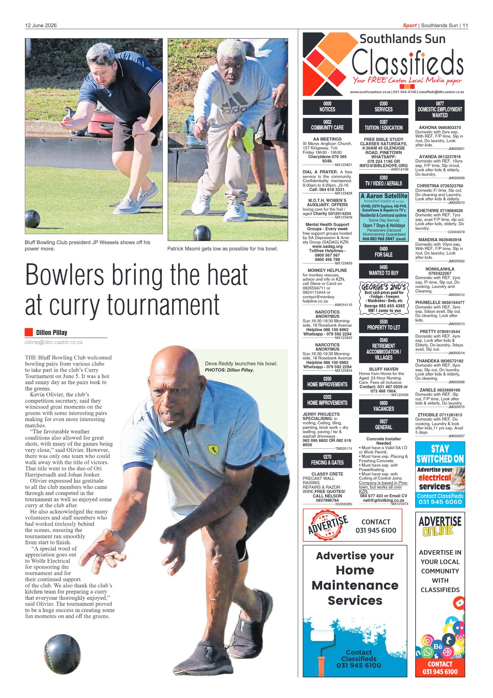 Southlands Sun 12 June 2026 page 11