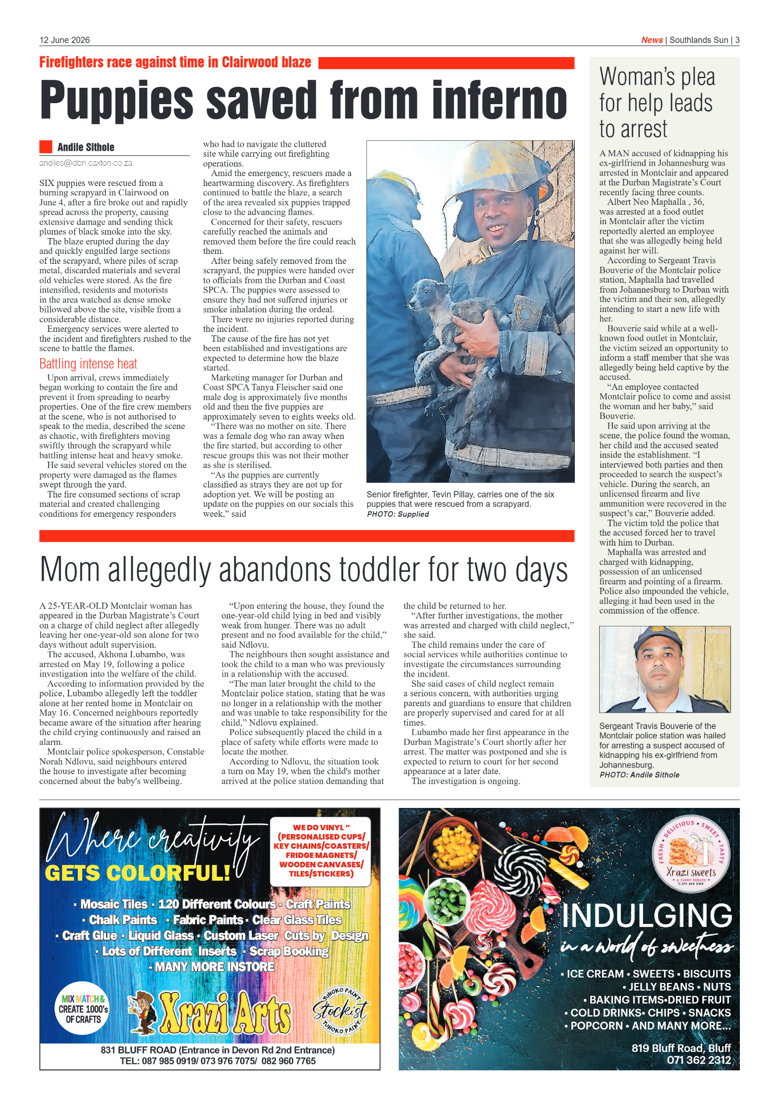 Southlands Sun 12 June 2026 page 3