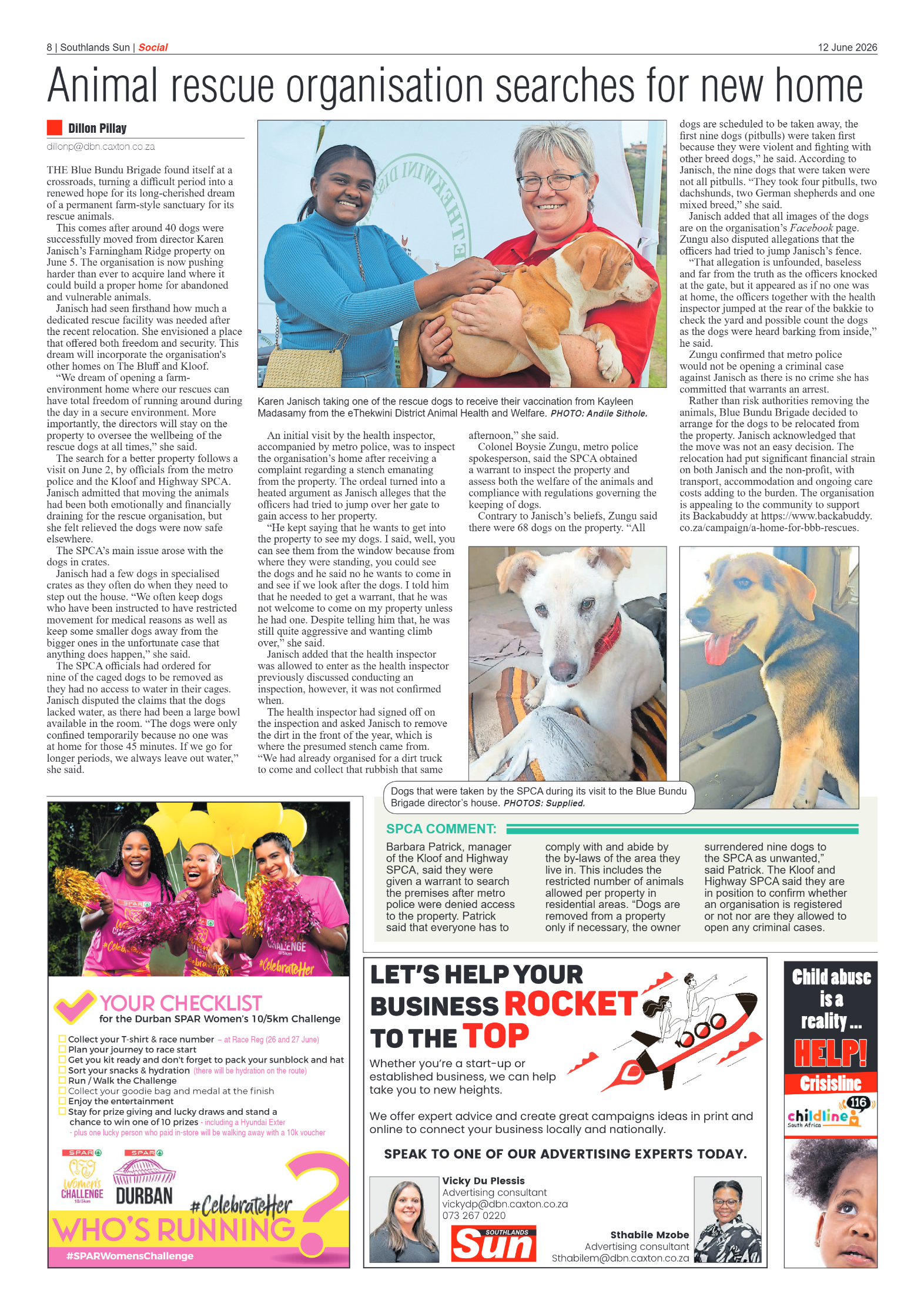 Southlands Sun 12 June 2026 page 8