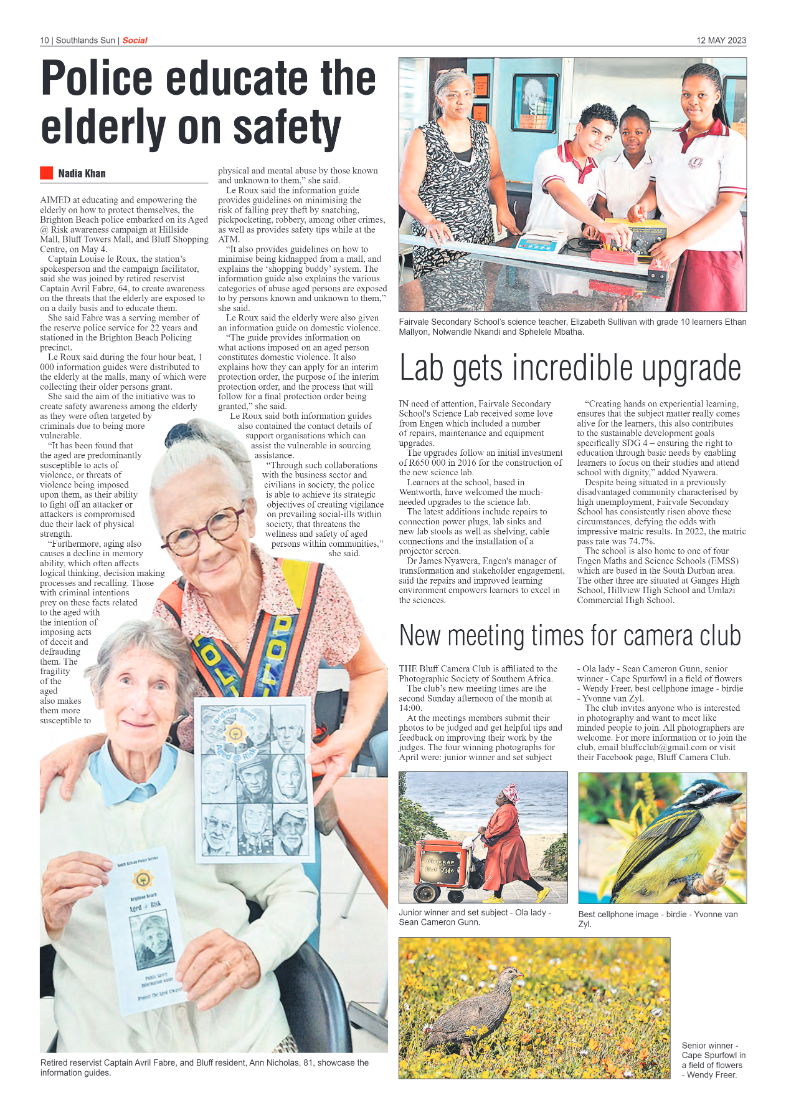 Southlands Sun 12 May 2023 page 10