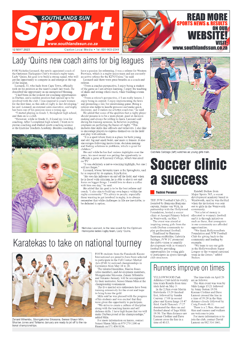 Southlands Sun 12 May 2023 page 12