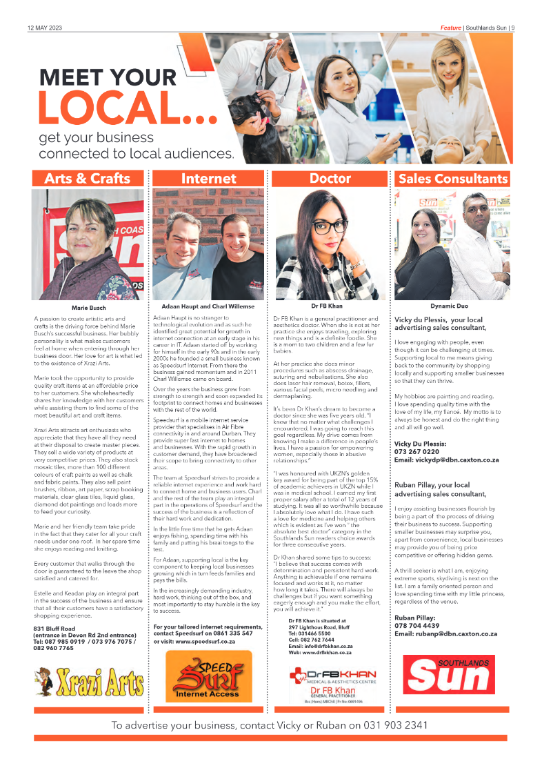 Southlands Sun 12 May 2023 page 9