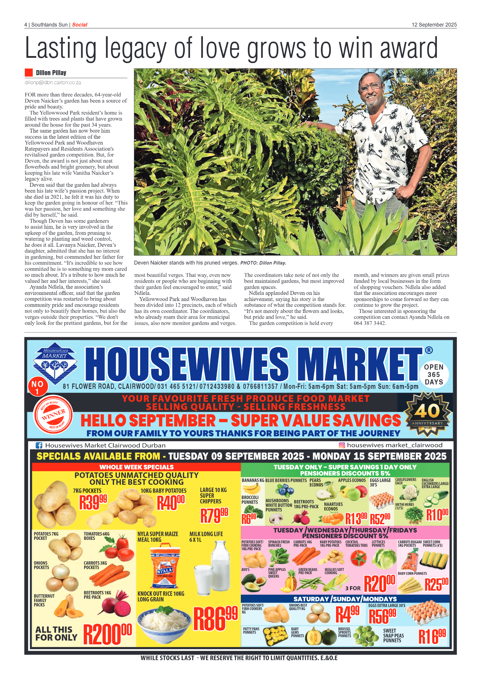 Southlands Sun 12 September 2025 page 4